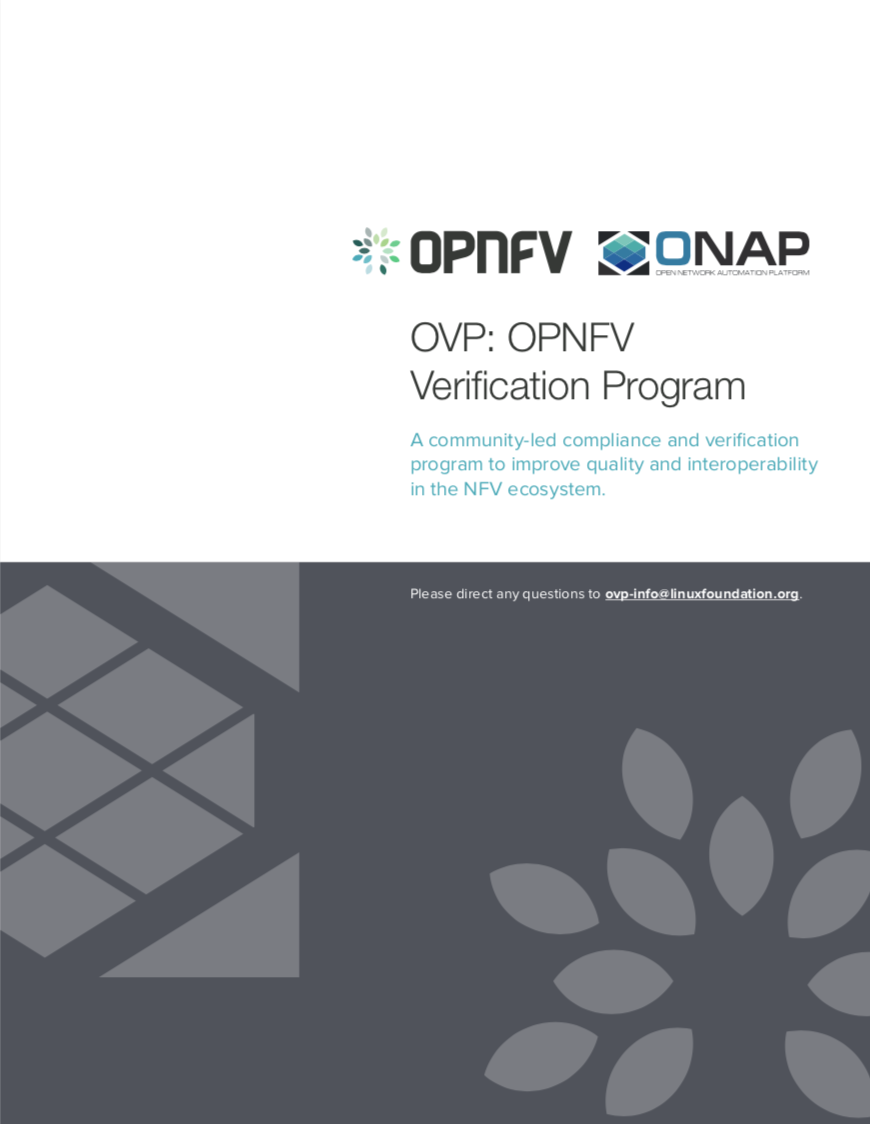 OVP: OPNFV Verification Program