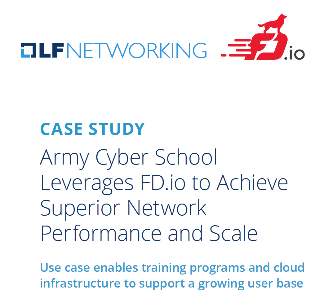 Case Study: Army Cyber School Leverages FD.io to Achieve Superior Network Performance and Scale