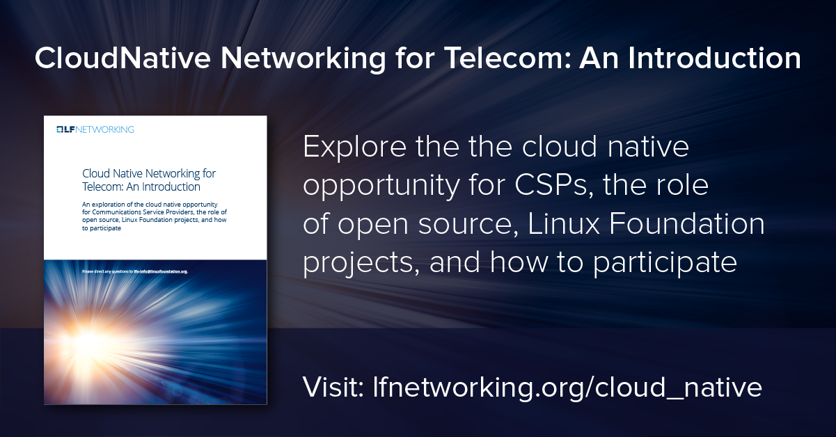 Cloud Native Networking for Telecom: An Introduction